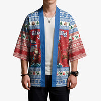 Faroe Islands Viking Santa Christmas Kimono Funny Reindeer Norse Xmas - Wonder Print Shop