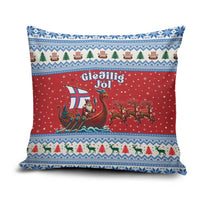 Faroe Islands Viking Santa Christmas Pillow Cover Funny Reindeer Norse Xmas - Wonder Print Shop