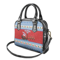 Faroe Islands Viking Santa Christmas Shoulder Handbag Funny Reindeer Norse Xmas - Wonder Print Shop