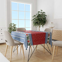 Faroe Islands Viking Santa Christmas Tablecloth Funny Reindeer Norse Xmas - Wonder Print Shop