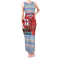 Faroe Islands Viking Santa Christmas Tank Maxi Dress Funny Reindeer Norse Xmas - Wonder Print Shop