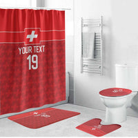 Custom World Football 2026 Switzerland Bathroom Set Schweiz Hopp Schwiiz - Wonder Print Shop