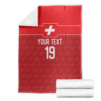 Custom World Football 2026 Switzerland Blanket Schweiz Hopp Schwiiz - Wonder Print Shop