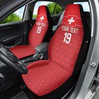 Custom World Football 2026 Switzerland Car Seat Cover Schweiz Hopp Schwiiz - Wonder Print Shop