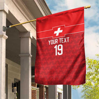 Custom World Football 2026 Switzerland Garden Flag Schweiz Hopp Schwiiz - Wonder Print Shop