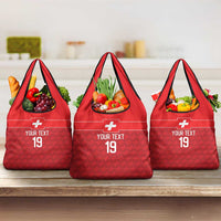 Custom World Football 2026 Switzerland Grocery Bag Schweiz Hopp Schwiiz - Wonder Print Shop