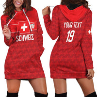Custom World Football 2026 Switzerland Hoodie Dress Schweiz Hopp Schwiiz - Wonder Print Shop