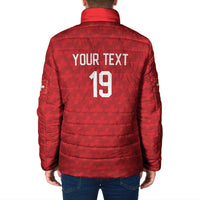 Custom World Football 2026 Switzerland Padded Jacket Schweiz Hopp Schwiiz - Wonder Print Shop