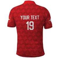 Custom World Football 2026 Switzerland Polo Shirt Schweiz Hopp Schwiiz - Wonder Print Shop