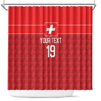 Custom World Football 2026 Switzerland Shower Curtain Schweiz Hopp Schwiiz - Wonder Print Shop