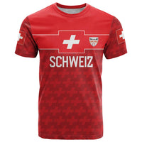 Custom World Football 2026 Switzerland T Shirt Schweiz Hopp Schwiiz - Wonder Print Shop