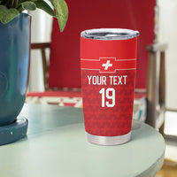 Custom World Football 2026 Switzerland Tumbler Cup Schweiz Hopp Schwiiz - Wonder Print Shop