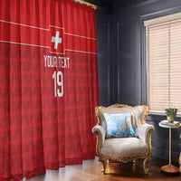 Custom World Football 2026 Switzerland Window Curtain Schweiz Hopp Schwiiz - Wonder Print Shop