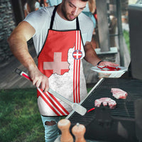 Italy Piedmont Apron Map With Flag Style - Wonder Print Shop