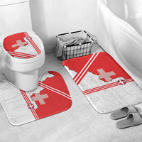 Italy Piedmont Bathroom Set Map With Flag Style - Wonder Print Shop