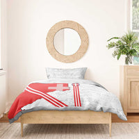 Italy Piedmont Bedding Set Map With Flag Style - Wonder Print Shop