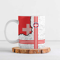 Italy Piedmont Ceramic Mug Map With Flag Style - Wonder Print Shop