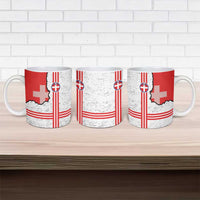 Italy Piedmont Ceramic Mug Map With Flag Style - Wonder Print Shop