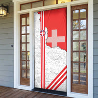 Italy Piedmont Door Cover Map With Flag Style - Wonder Print Shop
