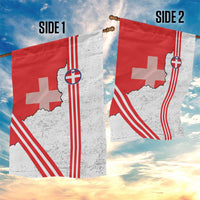 Italy Piedmont Garden Flag Map With Flag Style - Wonder Print Shop