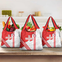 Italy Piedmont Grocery Bag Map With Flag Style - Wonder Print Shop