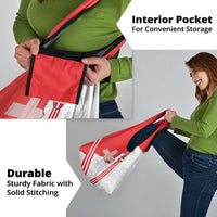 Italy Piedmont Grocery Bag Map With Flag Style - Wonder Print Shop