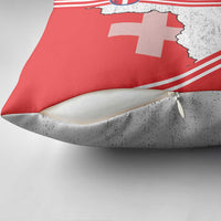 Italy Piedmont Pillow Cover Map With Flag Style - Wonder Print Shop