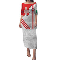 Italy Piedmont Puletasi Map With Flag Style - Wonder Print Shop