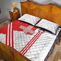 Italy Piedmont Quilt Bed Set Map With Flag Style - Wonder Print Shop