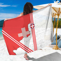 Italy Piedmont Sarong Map With Flag Style - Wonder Print Shop