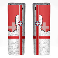 Italy Piedmont Skinny Tumbler Map With Flag Style - Wonder Print Shop