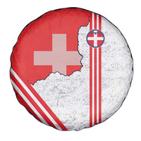 Italy Piedmont Spare Tire Cover Map With Flag Style - Wonder Print Shop