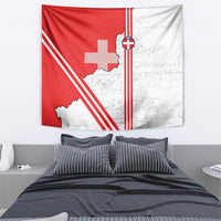 Italy Piedmont Tapestry Map With Flag Style - Wonder Print Shop