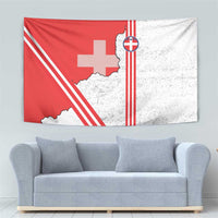 Italy Piedmont Tapestry Map With Flag Style - Wonder Print Shop