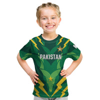 Custom Pakistan Cricket Kid T Shirt Markhor Spirit