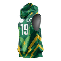 Custom Pakistan Cricket Sleeveless Hoodie Markhor Spirit