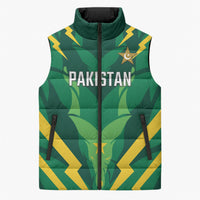 Custom Pakistan Cricket Sleeveless Puffer Jacket Markhor Spirit