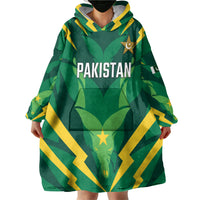 Custom Pakistan Cricket Wearable Blanket Hoodie Markhor Spirit