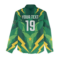 Custom Pakistan Cricket Women Casual Shirt Markhor Spirit