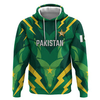 Custom Pakistan Cricket Zip Hoodie Markhor Spirit