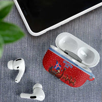 Iceland Viking Santa Christmas AirPods Case Funny Reindeer Norse Xmas - Wonder Print Shop