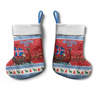 Iceland Viking Santa Christmas Stocking Funny Reindeer Norse Xmas - Wonder Print Shop