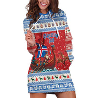 Iceland Viking Santa Christmas Hoodie Dress Funny Reindeer Norse Xmas - Wonder Print Shop
