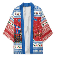 Iceland Viking Santa Christmas Kimono Funny Reindeer Norse Xmas - Wonder Print Shop