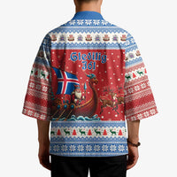 Iceland Viking Santa Christmas Kimono Funny Reindeer Norse Xmas - Wonder Print Shop