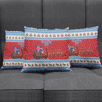 Iceland Viking Santa Christmas Pillow Cover Funny Reindeer Norse Xmas - Wonder Print Shop