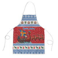 Aland Viking Santa Christmas Apron Funny Reindeer Norse Xmas - Wonder Print Shop