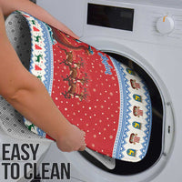 Aland Viking Santa Christmas Bathroom Set Funny Reindeer Norse Xmas - Wonder Print Shop