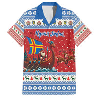 Aland Viking Santa Christmas Family Matching Puletasi and Hawaiian Shirt Funny Reindeer Norse Xmas - Wonder Print Shop