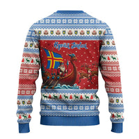 Aland Viking Santa Christmas Ugly Christmas Sweater Funny Reindeer Norse Xmas - Wonder Print Shop